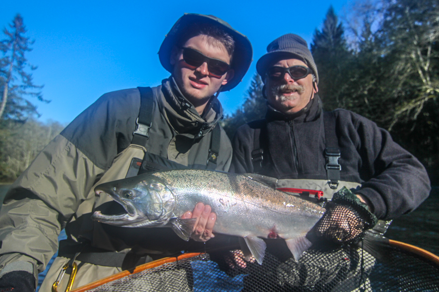 Fall Salmon Fly Fishing - Forks Washington - Olympic Peninsula