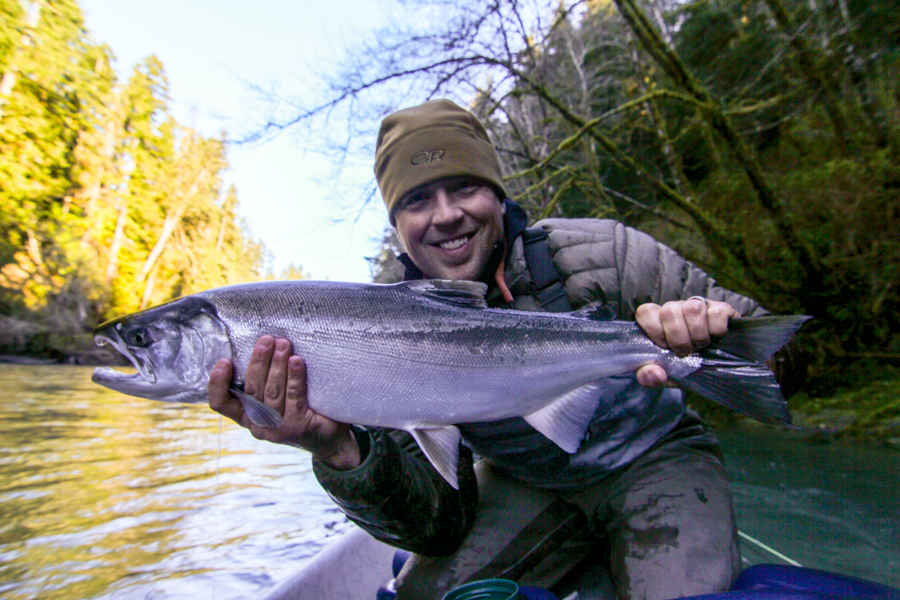 Fall Coho Salmon Fly Fishing - Forks Washington - Olympic Peninsula